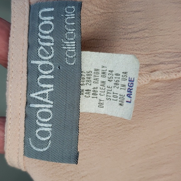 Vtg Carol Anderson California sz Lg - Picture 15 of 16
